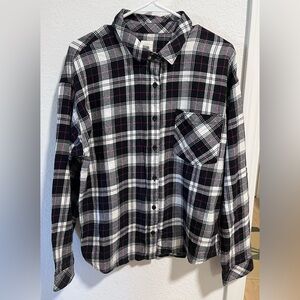 VANS button down flannel shirt